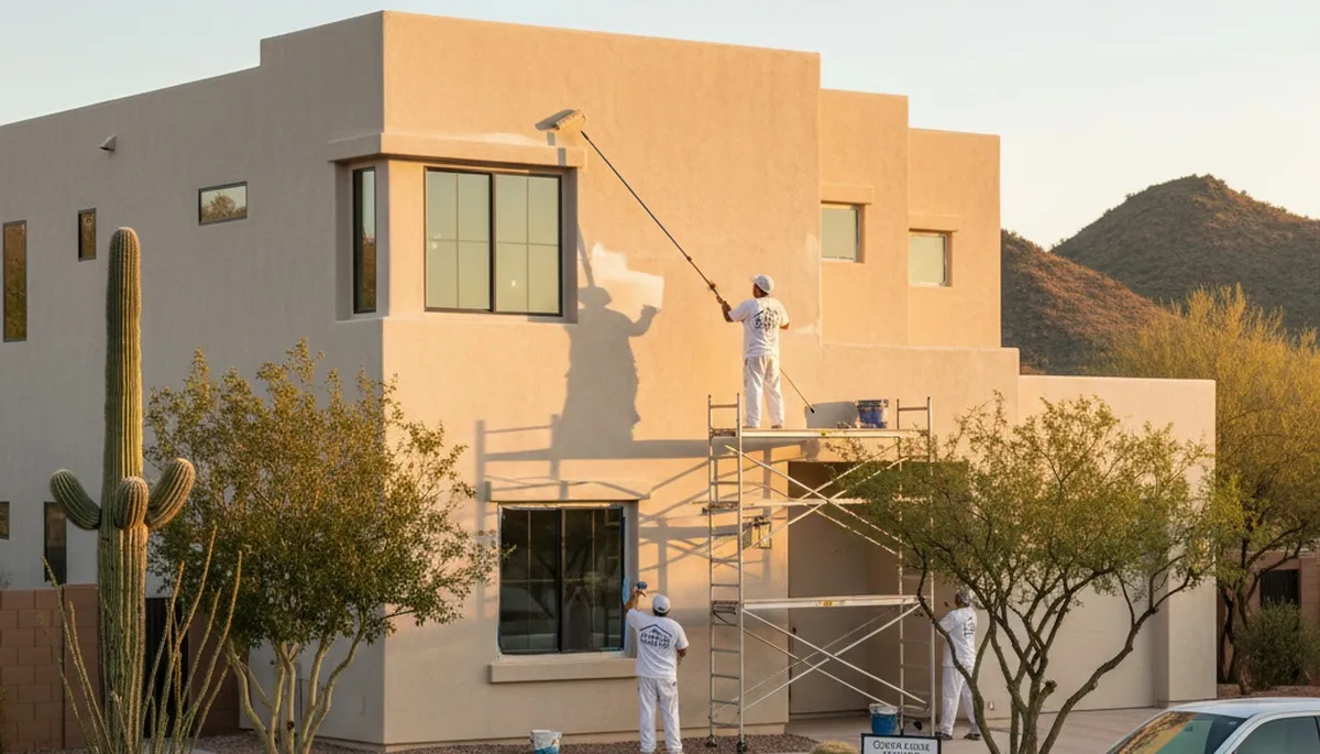 Mesa, AZ house painting service by Painter Mesa AZ for residential exterior and interior painting